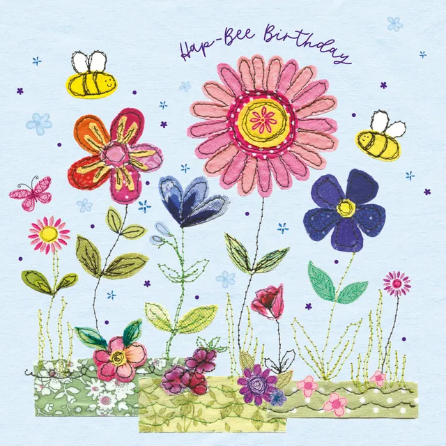 otter-house-greetings-cards-the-sewing-box-gru-karte-bienen-blumen image 1