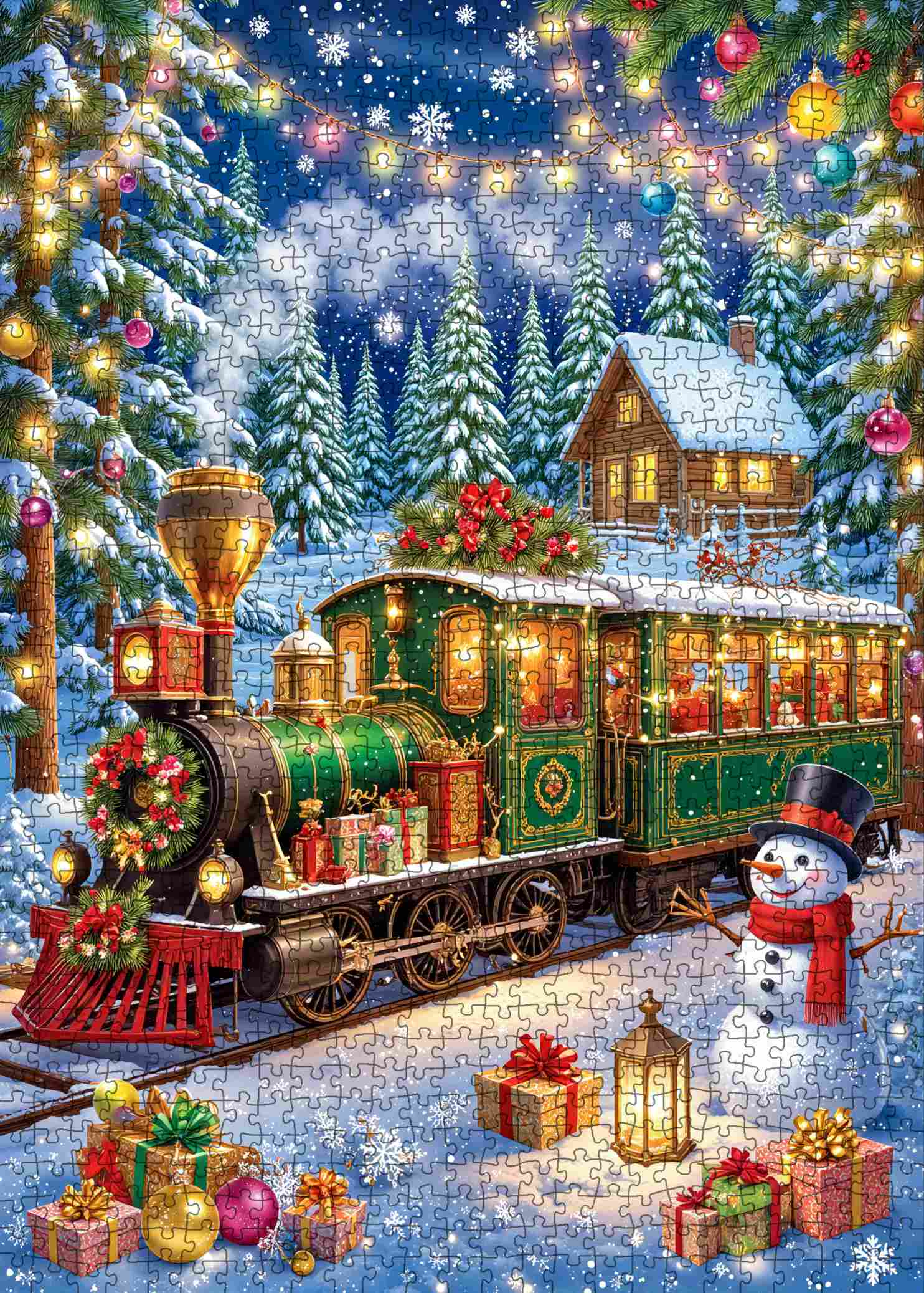 tucocoo-snowy-holiday-tram-puzzle-1000-teile-weihnachten image 2