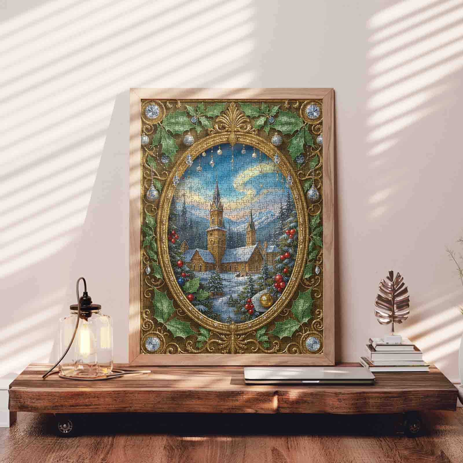 tucocoo-jigsaw-puzzles-winter-kathedrale-puzzle-1000-teile-weihnachten image 3