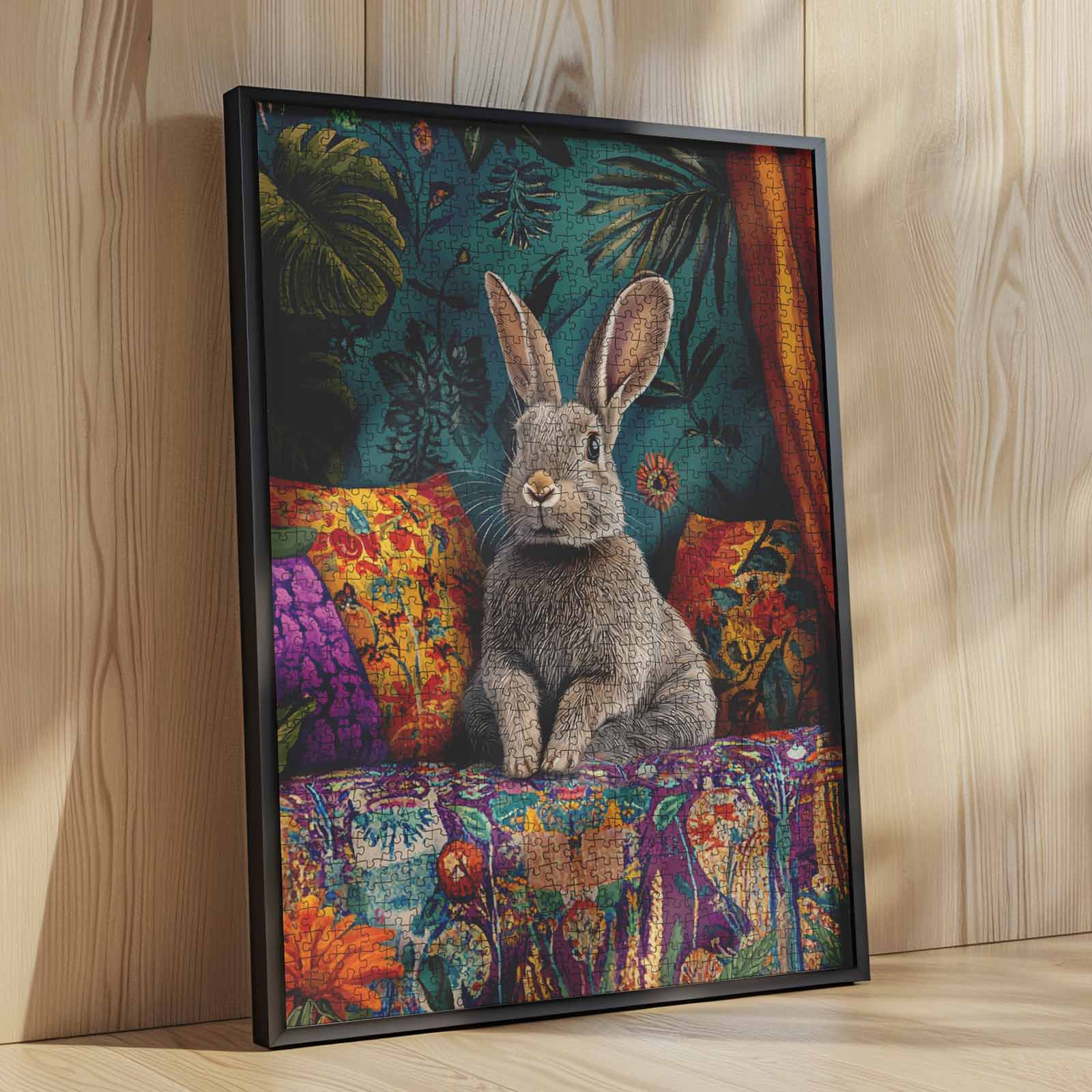 tucocoo-boho-bunny-on-sofa-puzzle-1000-teile-hase image 4