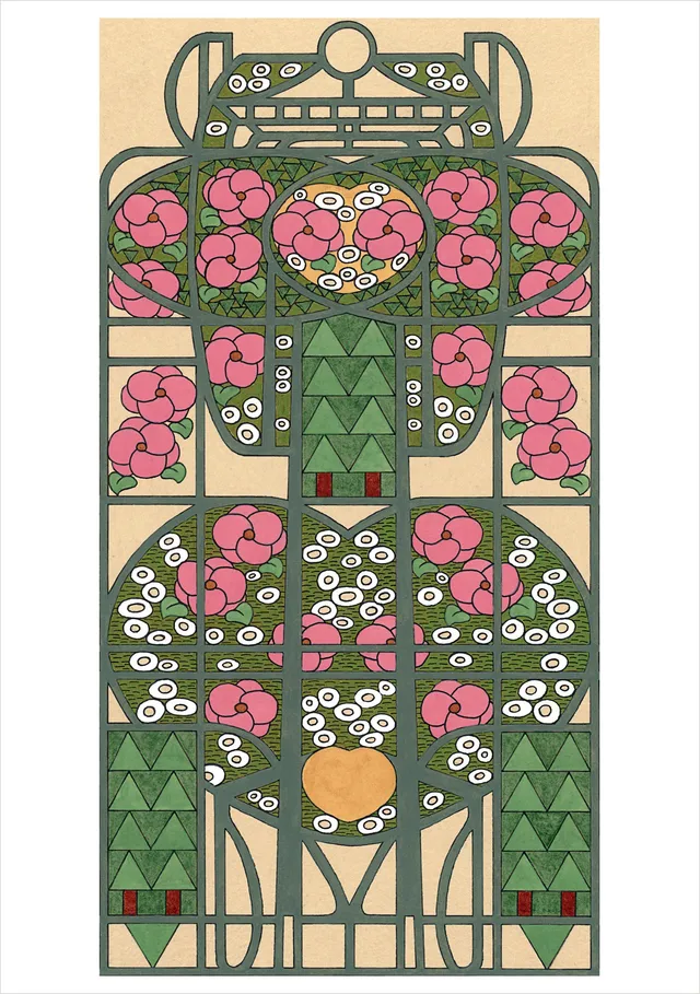 pomegranate-blank-notecards-cj-hurley-camellia-and-rose-klappkarte image 1