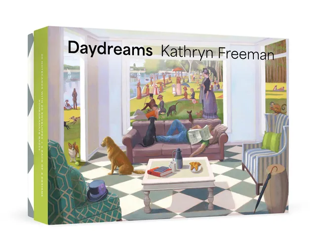 pomegranate-kathryn-freeman-daydreams-gru-karten-box-tiere image 1