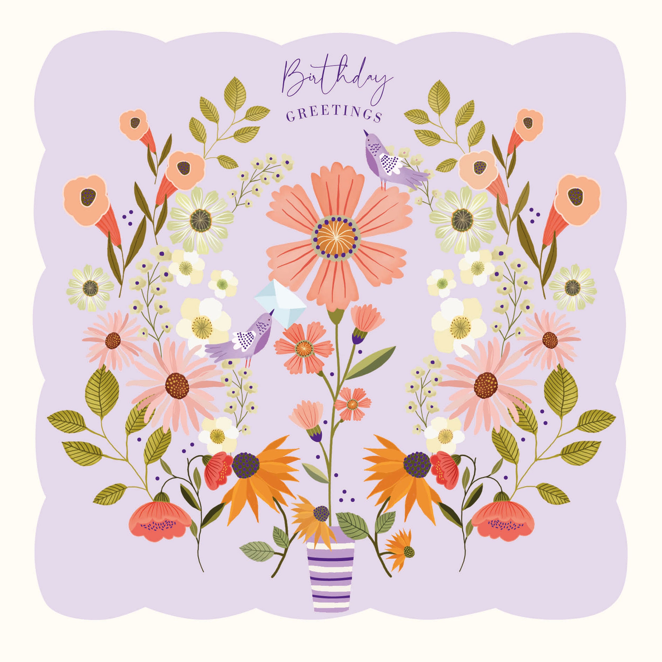 otter-house-fairy-bells-flowerpot-birds-grusskarte-blumen image 1