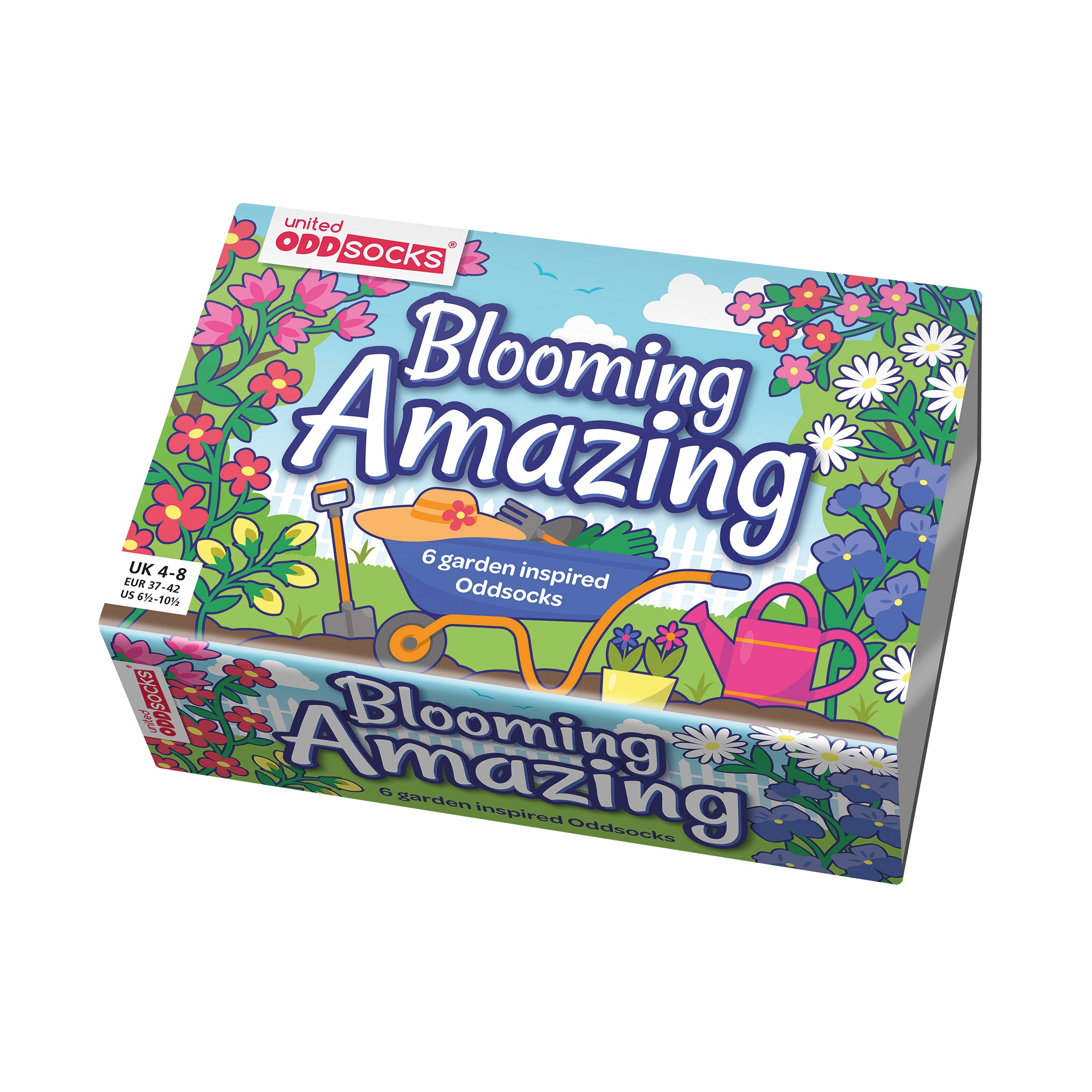 otter-house-blooming-amazing-socken-weihnachten-blumen-6er image 2