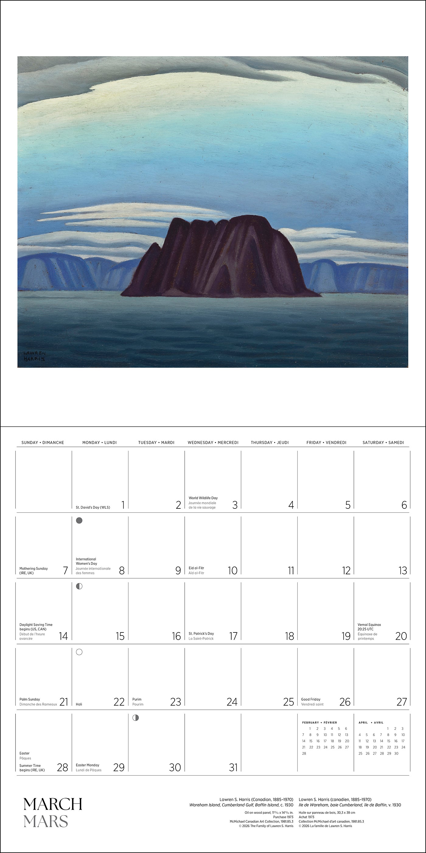 pomegranate-lawren-harris-2027-wandkalender-landschaften image 5