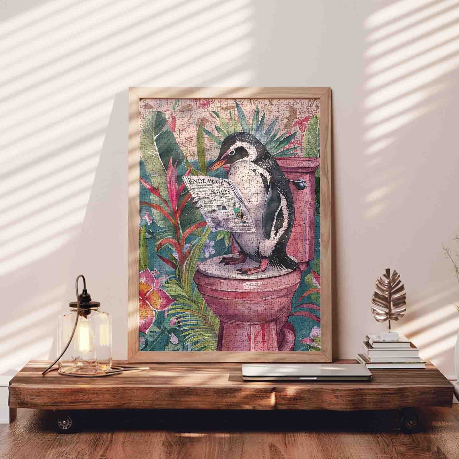 tucocoo-toilet-penguin-news-puzzle-1000-teile-tiere image 3