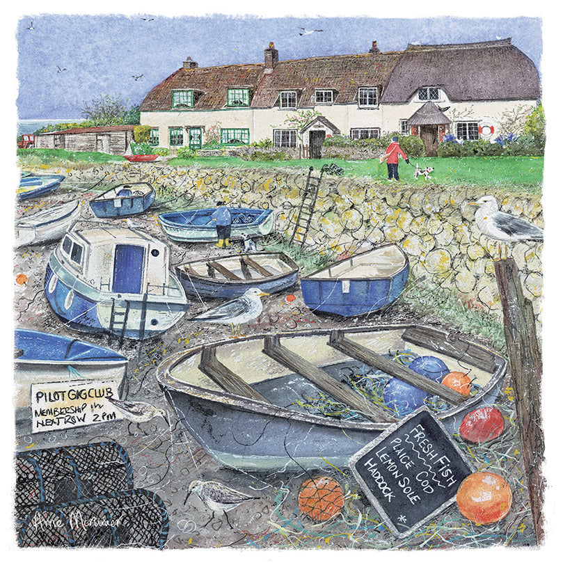 otter-house-seaside-charm-harbour-cottages-gru-karte-blanko-hafen image 1
