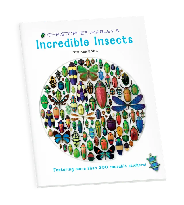 pomegranate-incredible-insects-stickerbuch-insekten-christopher-marley image 1