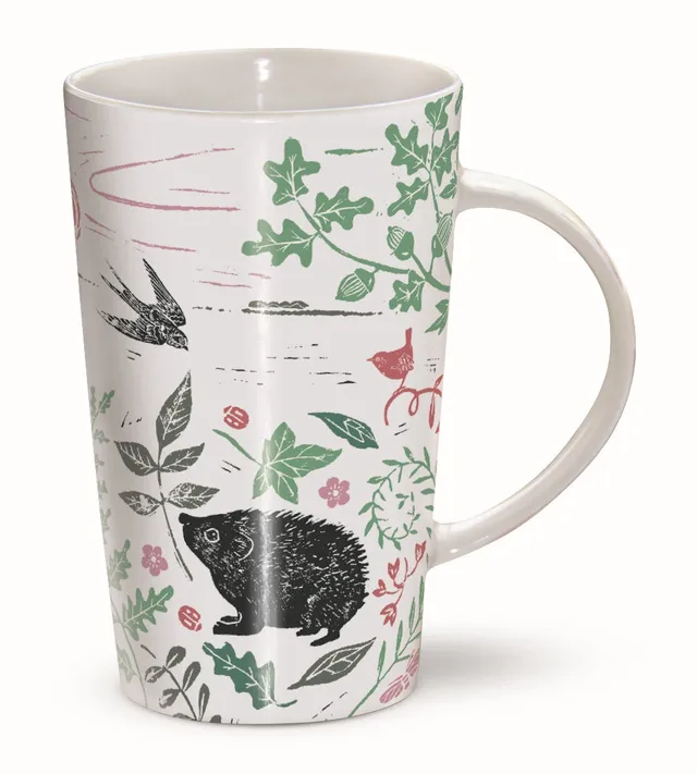 otter-house-riverbank-hedgehog-tasse-igel-latte-becher image 1