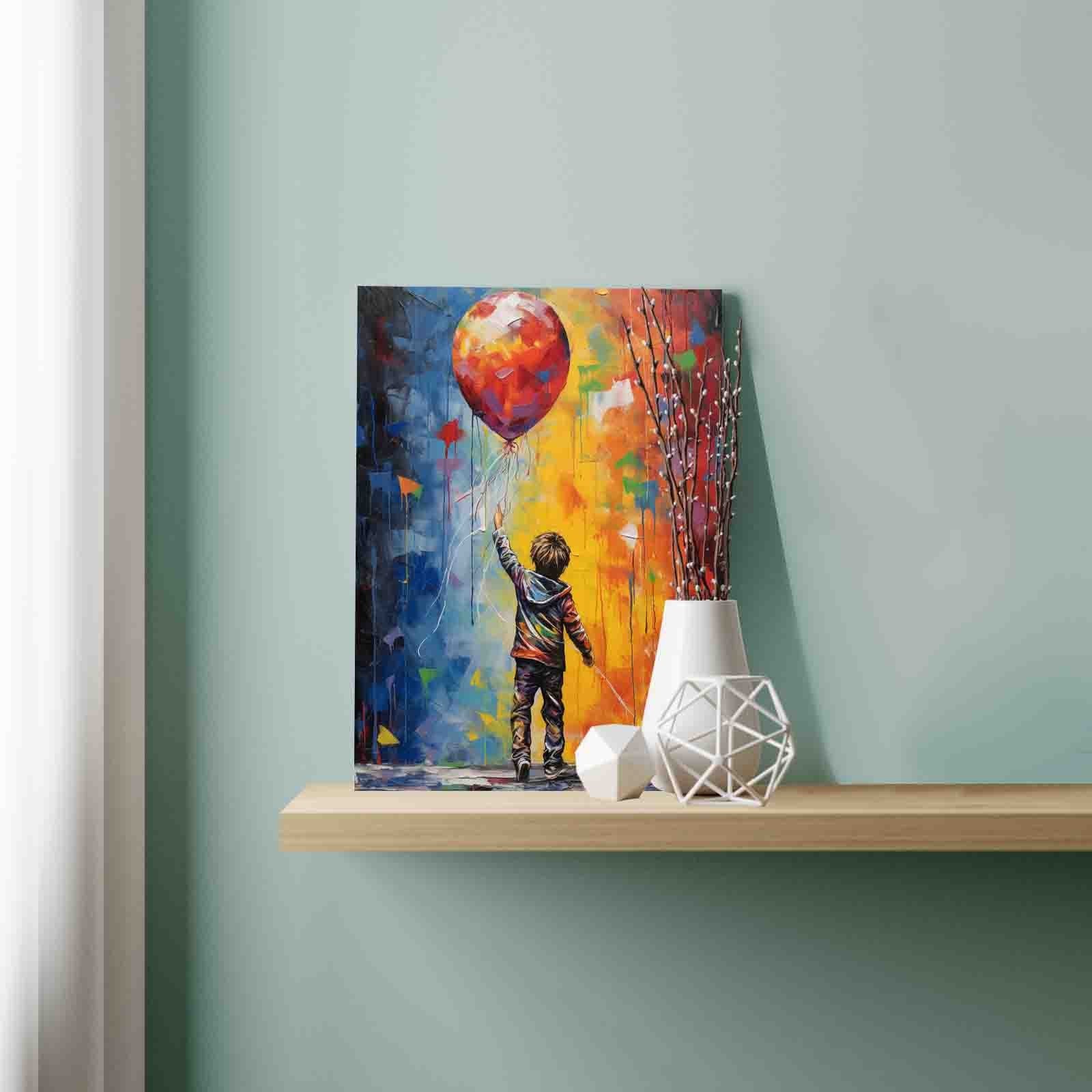 tucocoo-paint-by-numbers-junge-mit-ballon-malen-nach-zahlen-40x50-graffiti image 3