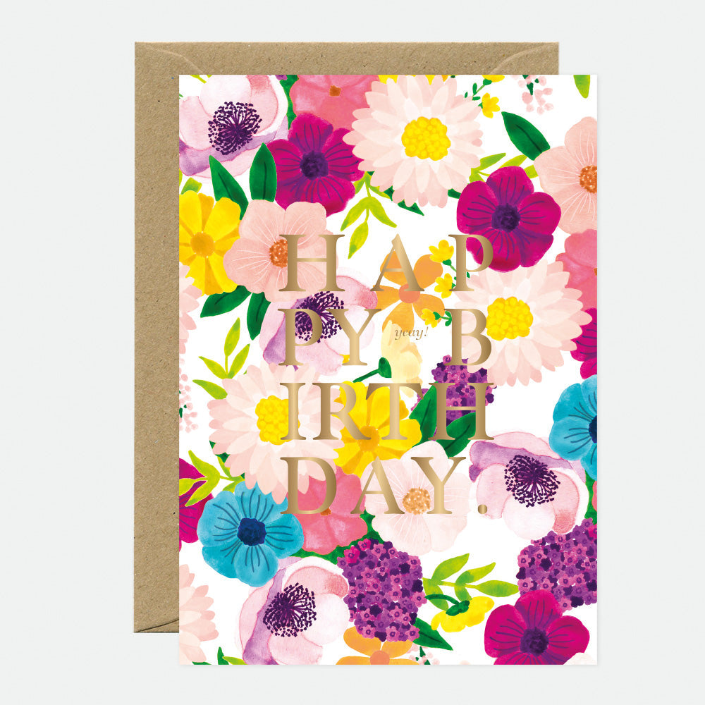 all-the-ways-to-say-lilac-geburtstagskarte-a6-blumen-goldfolie image 1
