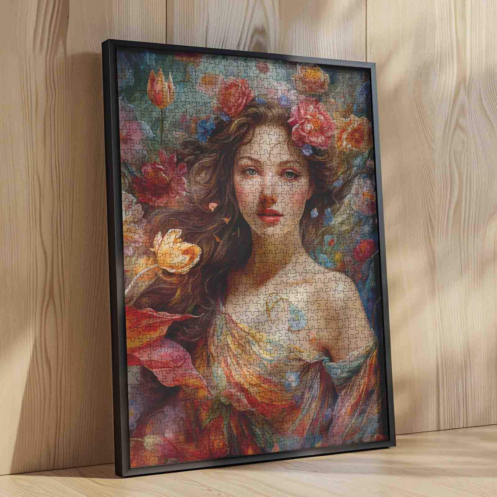tucocoo-floral-muse-portrait-puzzle-1000-teile-blumen image 4