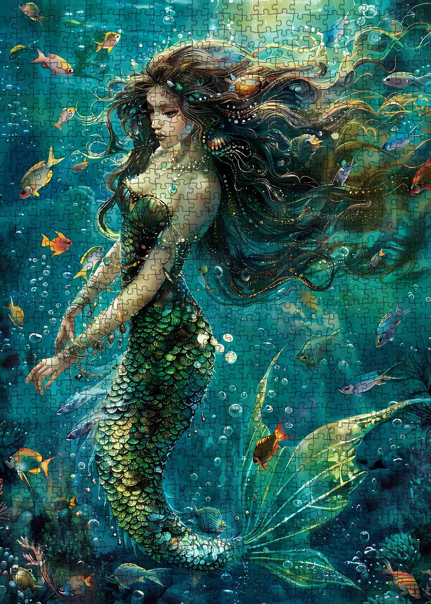 tucocoo-enchanted-ocean-mermaid-puzzle-1000-teile-meer image 2