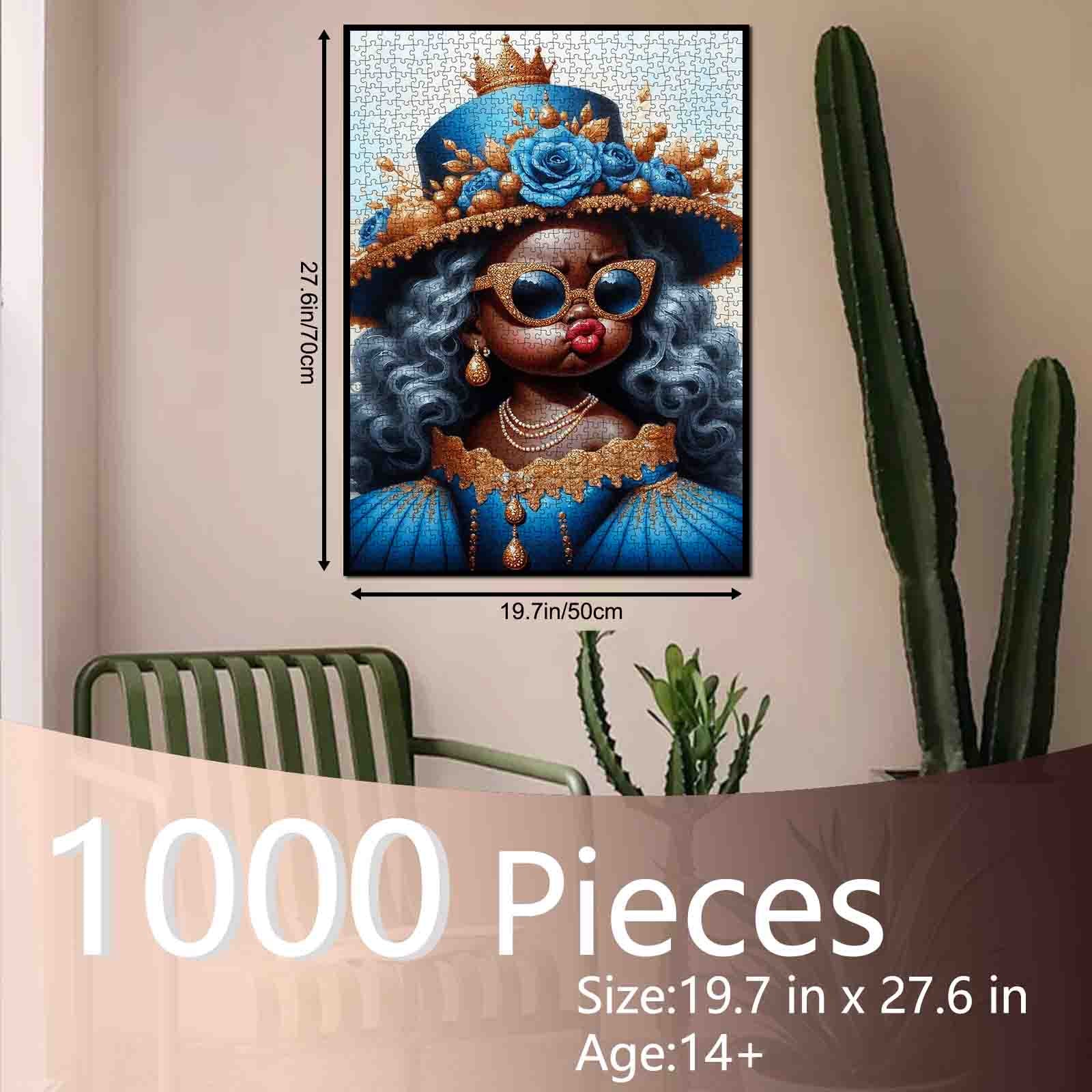 tucocoo-jigsaw-royal-blue-queen-puzzle-1000-teile-k-nigin image 5
