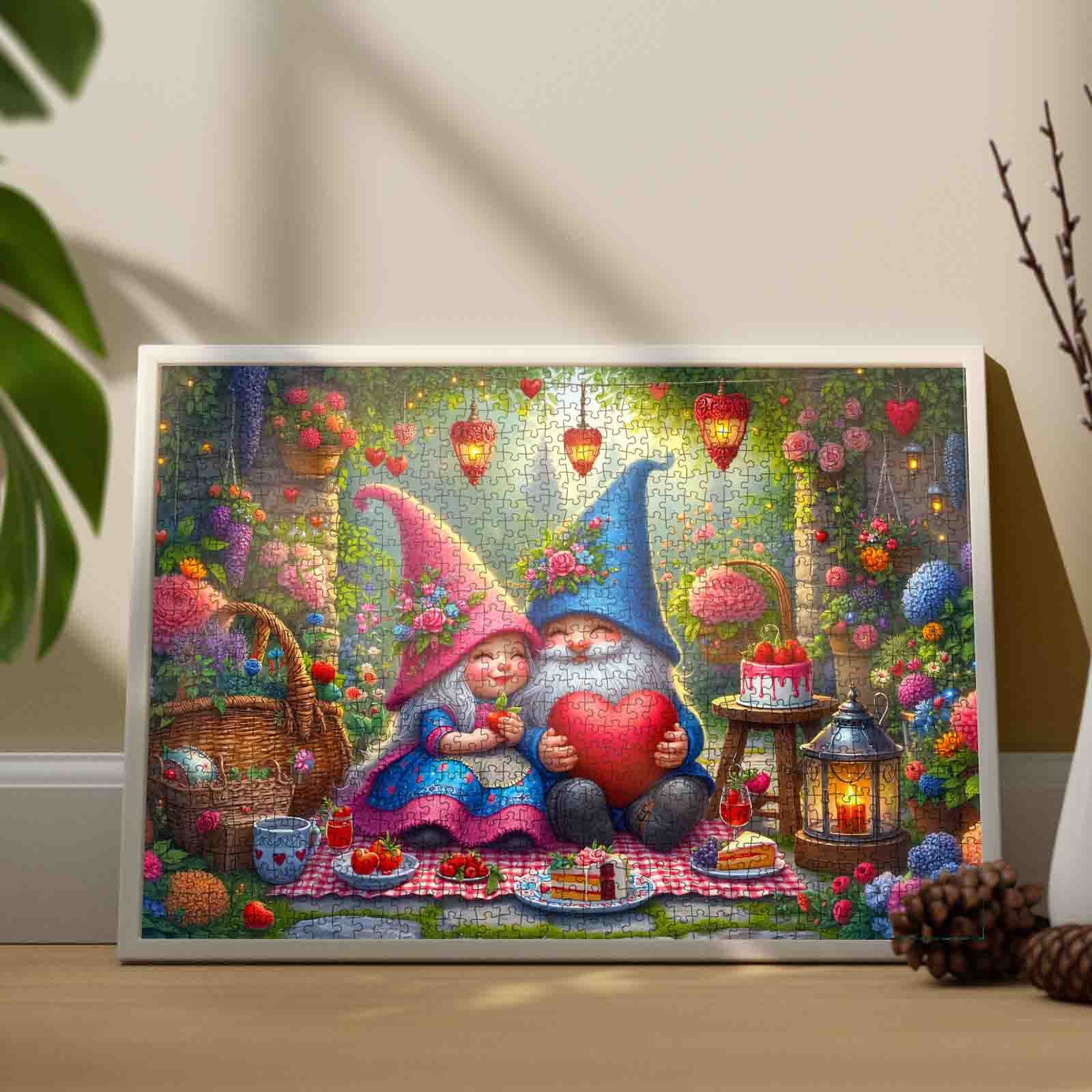tucocoo-jigsaw-puzzles-enchanted-gnome-love-garden-puzzle-1000-teile image 3
