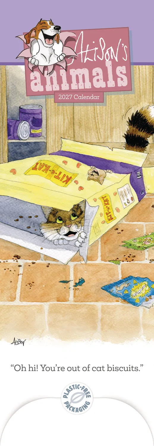otter-house-alisons-animals-slim-kalender-2027-humor image 1