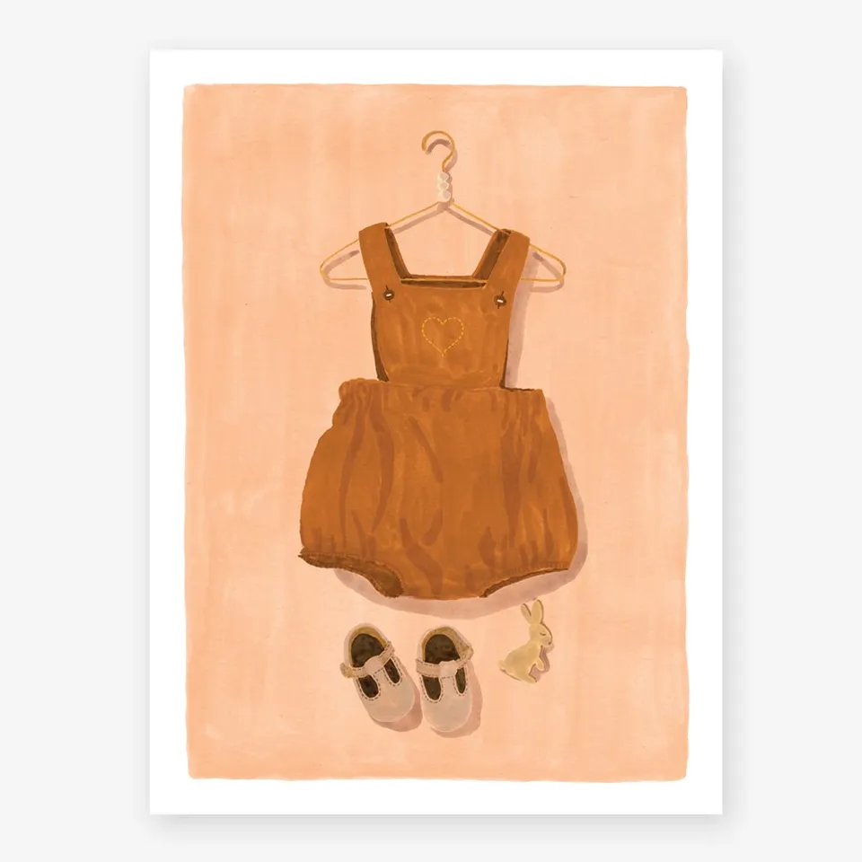 all-the-ways-to-say-overall-cognac-poster-kleid-29-7x39-7cm image 1