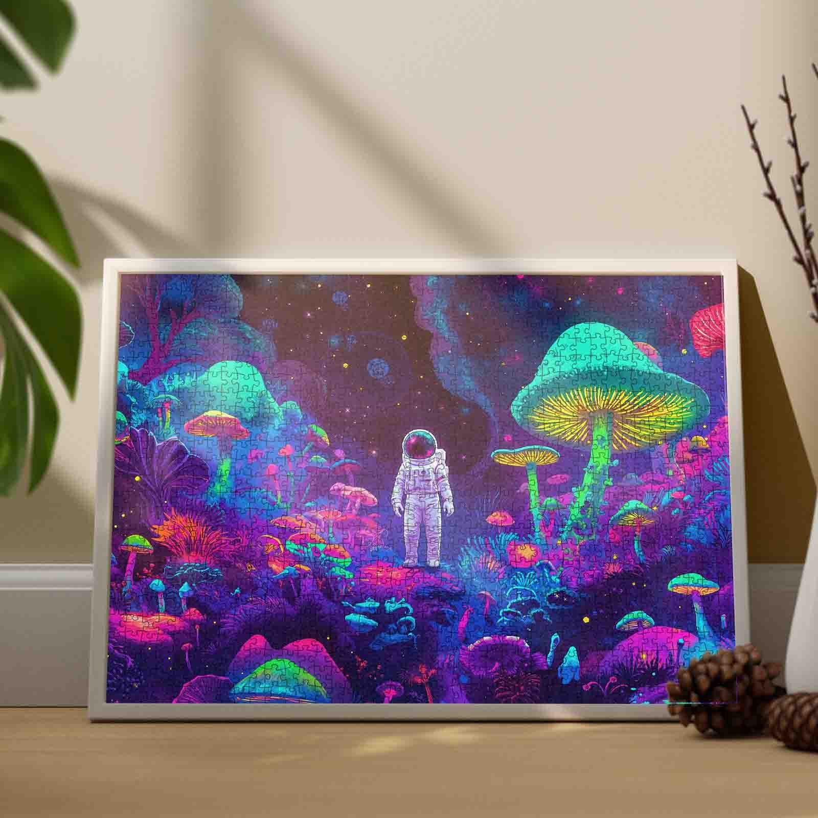 tucocoo-astronaut-and-giant-mushroom-puzzle-1000-teile-pilz image 3