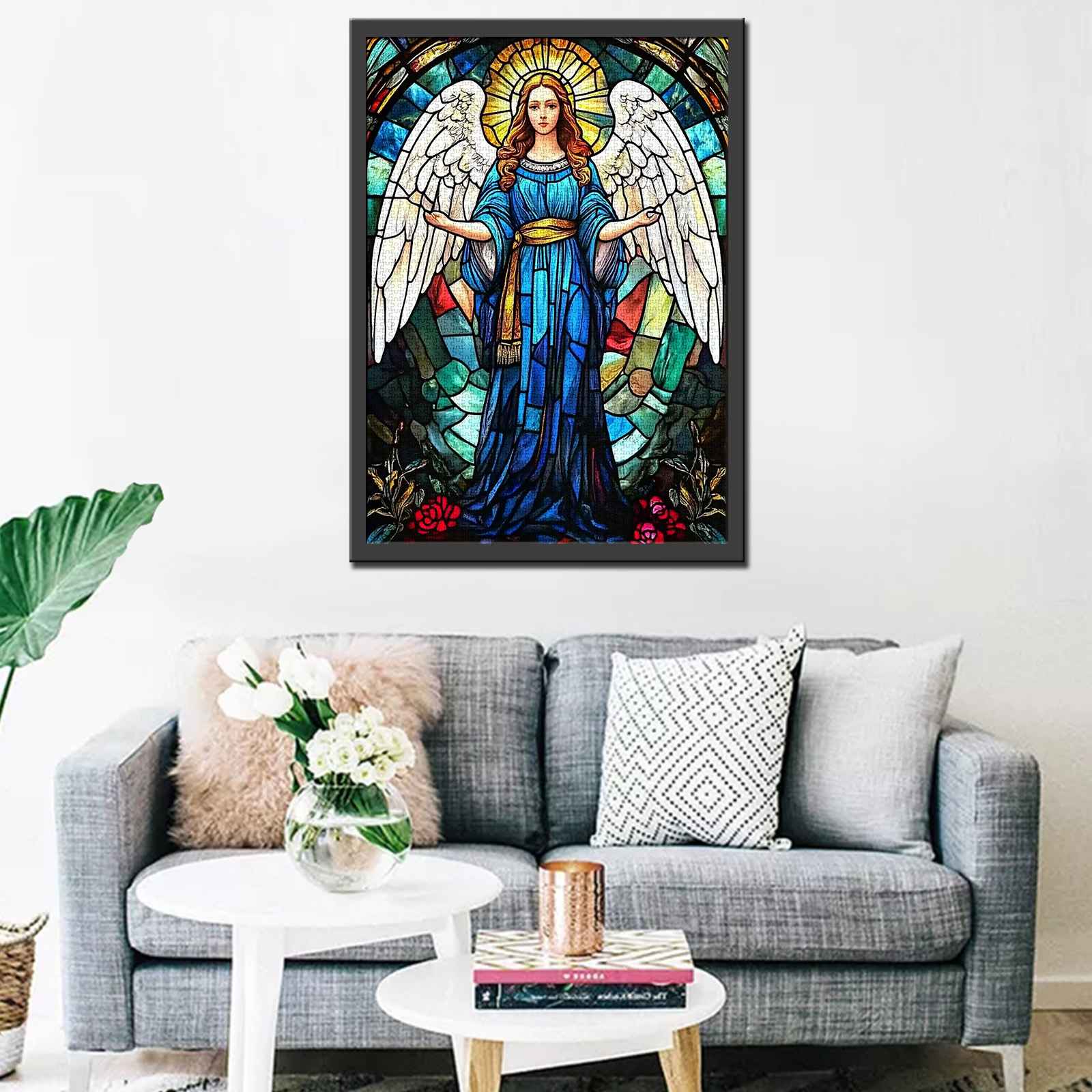 tucocoo-stained-glass-angel-puzzle-1000-teile-engel image 3