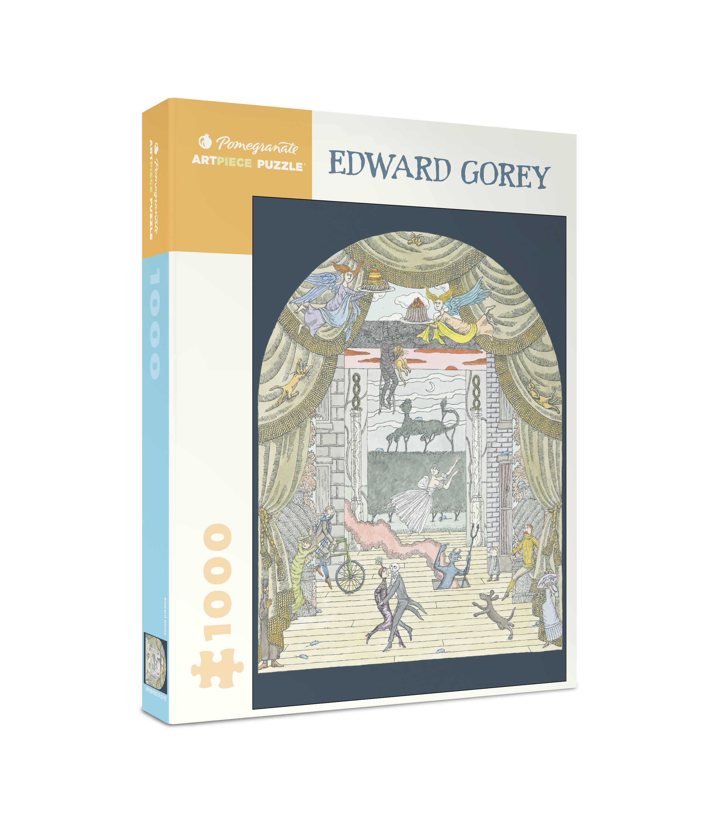 pomegranate-jigsaw-puzzles-edward-gorey-theater-1000-teile-puzzle image 1