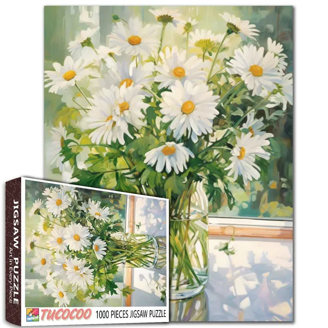 tucocoo-bouquet-of-daisies-puzzle-1000-teile-blumen image 1
