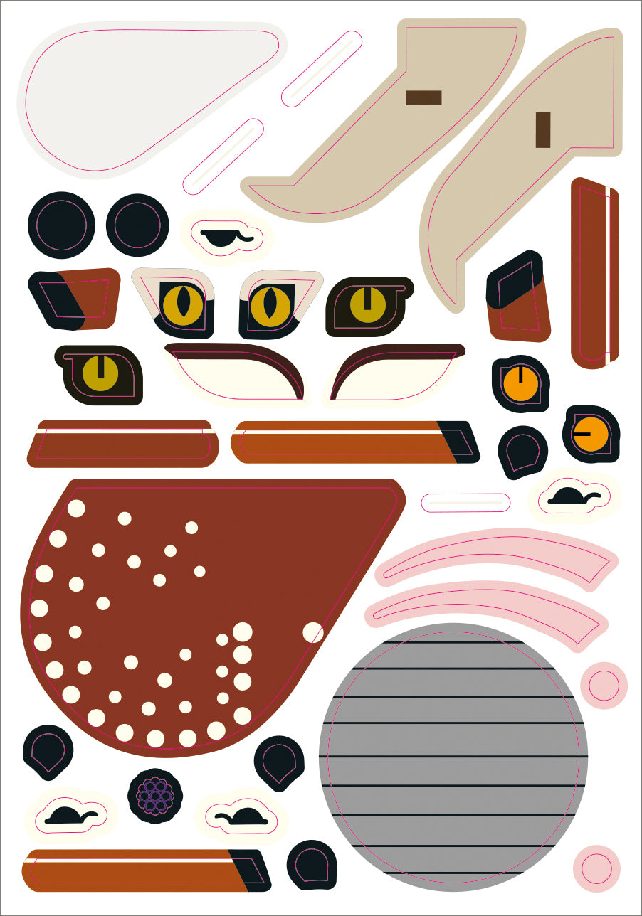 pomegranate-charley-harper-sticky-critters-sticker-vol-2 image 4