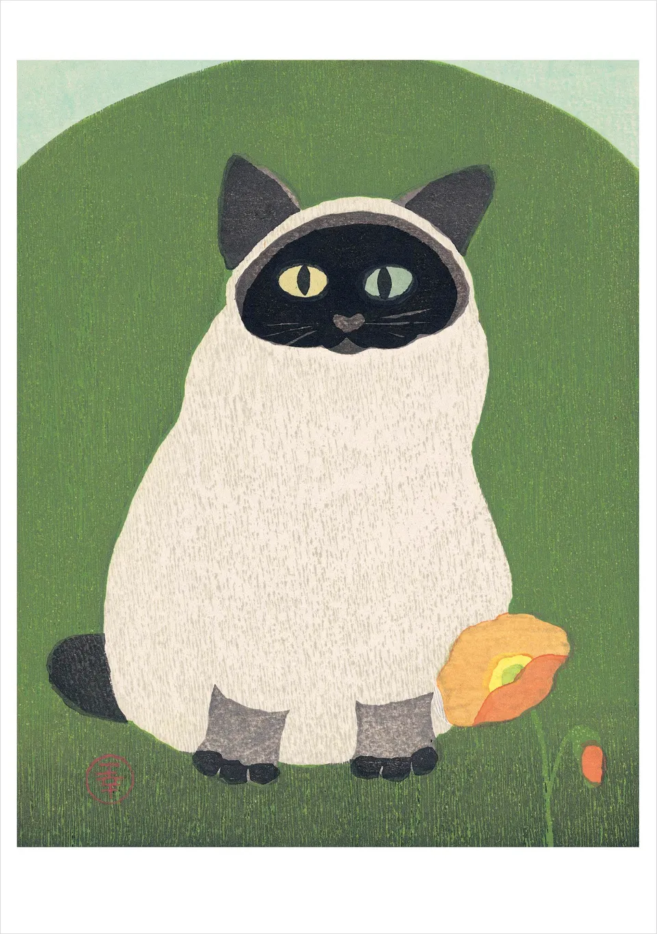 pomegranate-kazuyuki-ohtsu-poppy-geburtstagskarte-katzen image 1