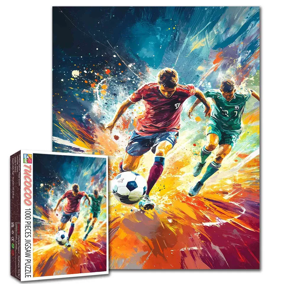 tucocoo-intense-soccer-match-puzzle-1000-teile-sport image 1