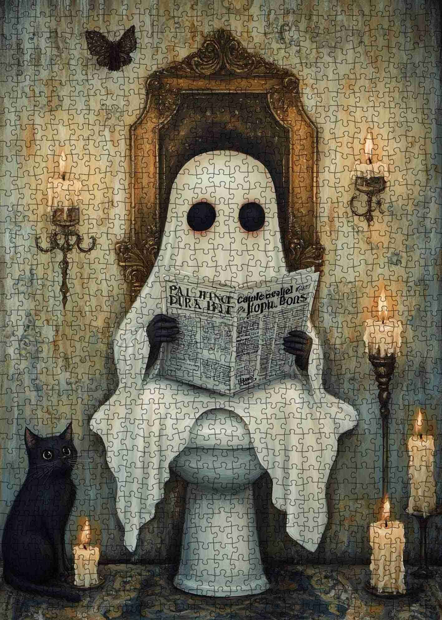tucocoo-jigsaw-puzzles-puzzle-ghostly-reading-time-1000-teile image 2
