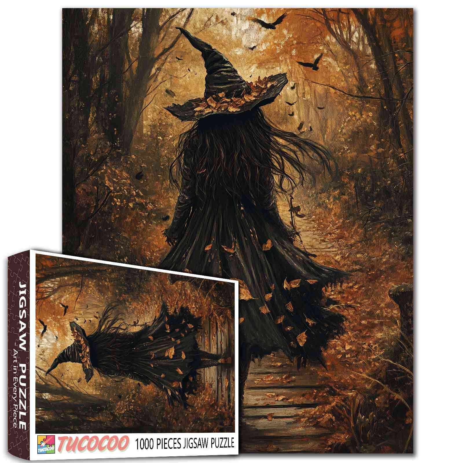 tucocoo-autumn-witch-forest-walk-puzzle-1000-teile image 1