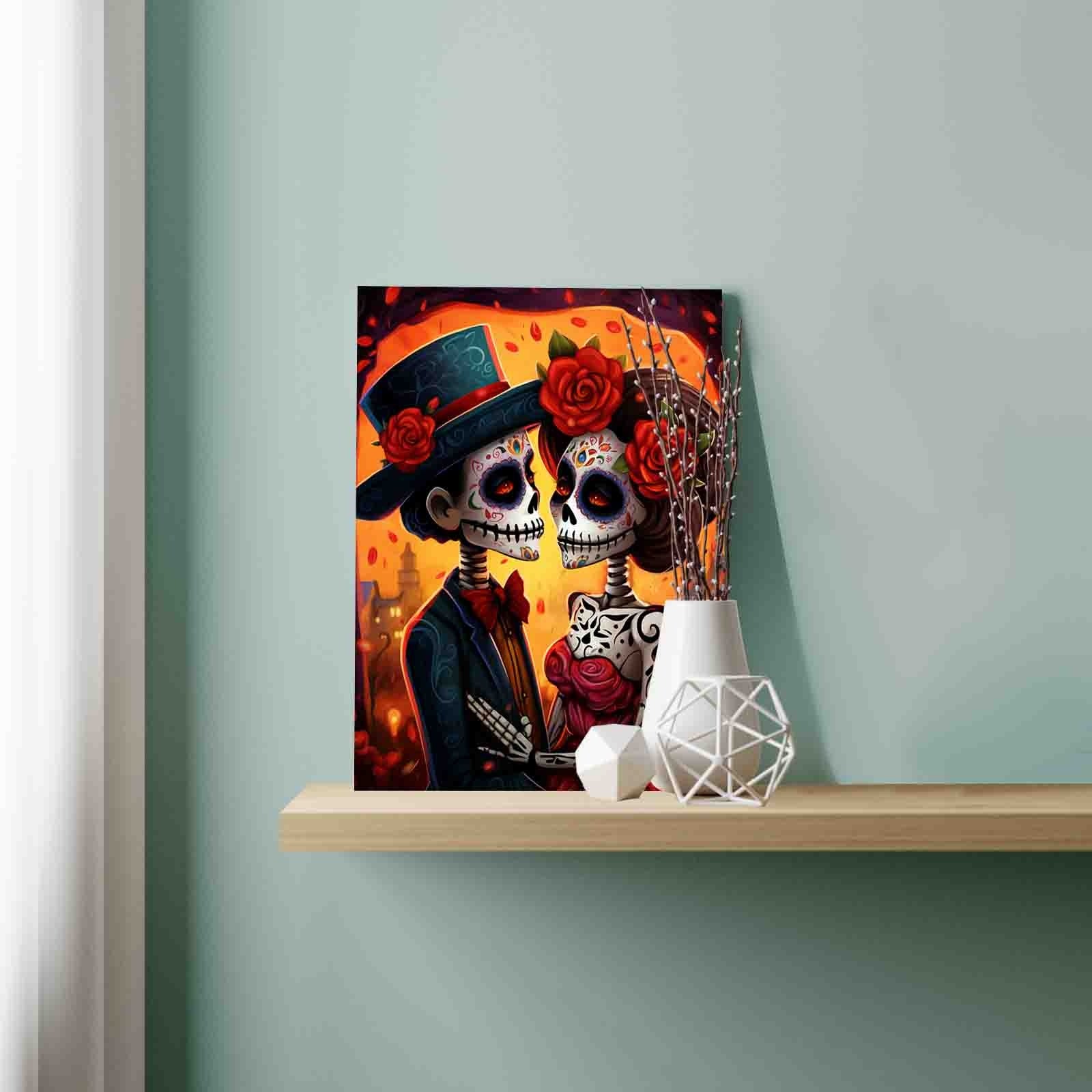 tucocoo-paint-by-numbers-eternal-love-sugar-skull-malen-nach-zahlen-40x50 image 3