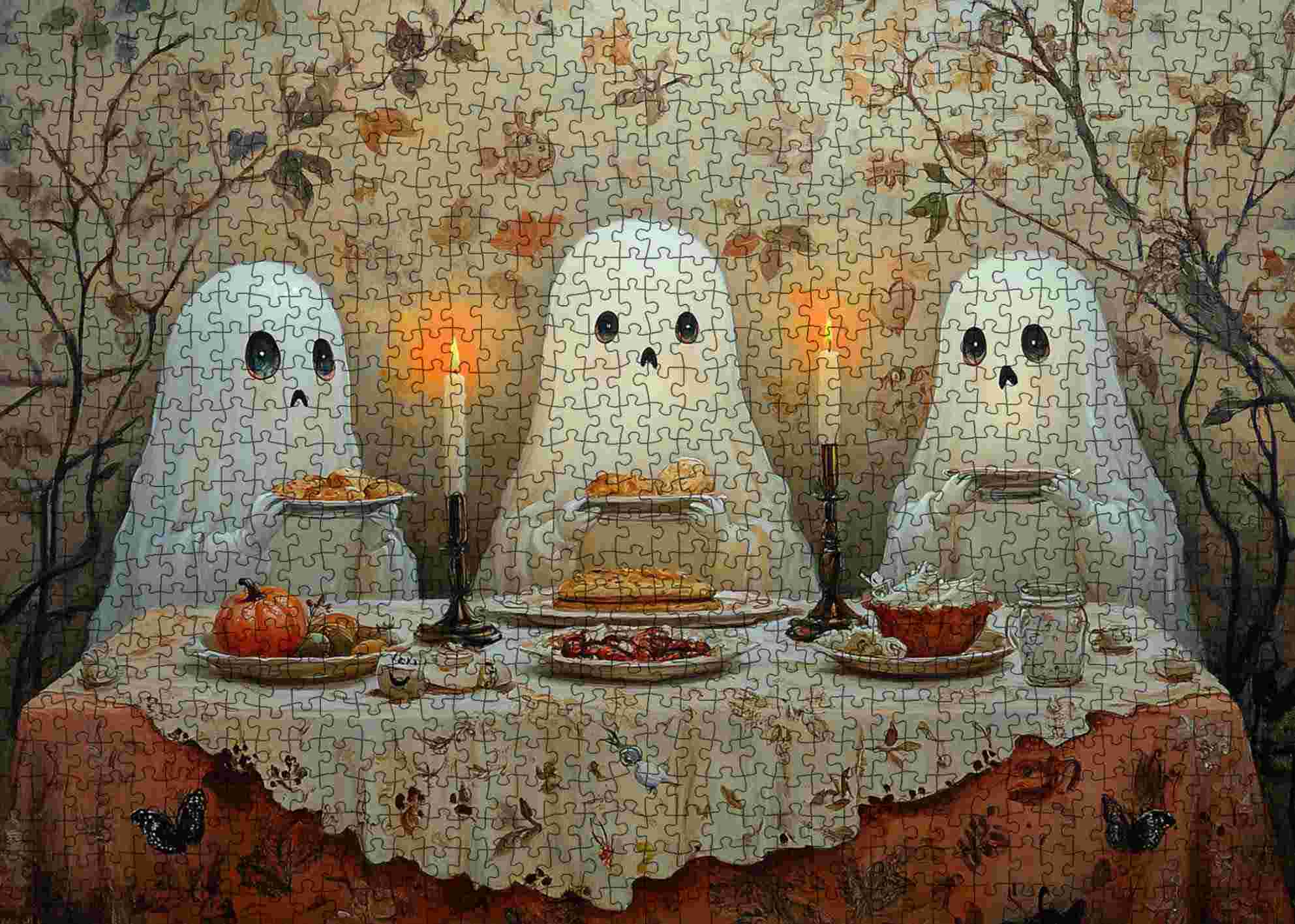 tucocoo-ghostly-dinner-party-puzzle-1000-teile-halloween image 2