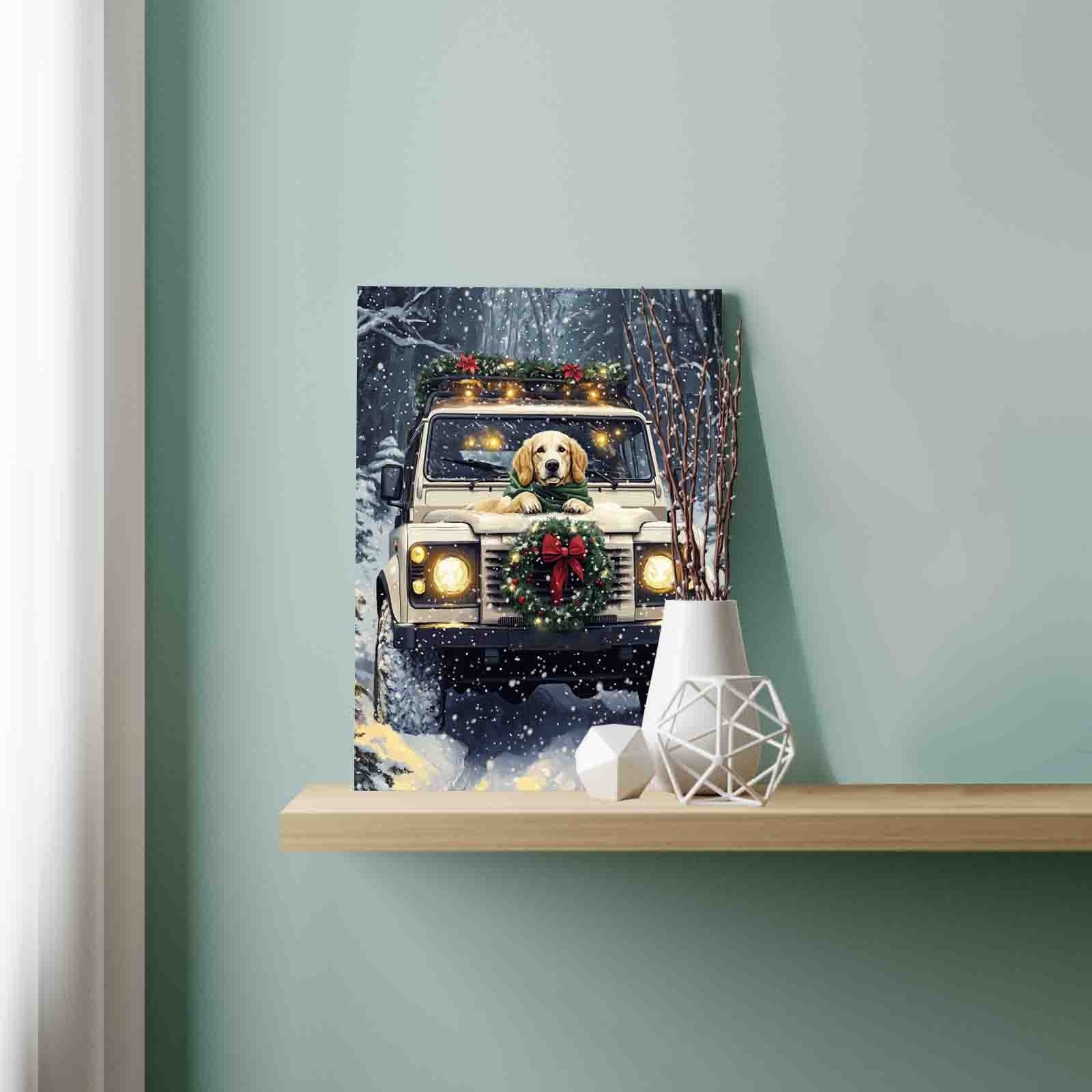 tucocoo-christmas-drive-dog-malen-nach-zahlen-40x50-ohne-rahmen image 3