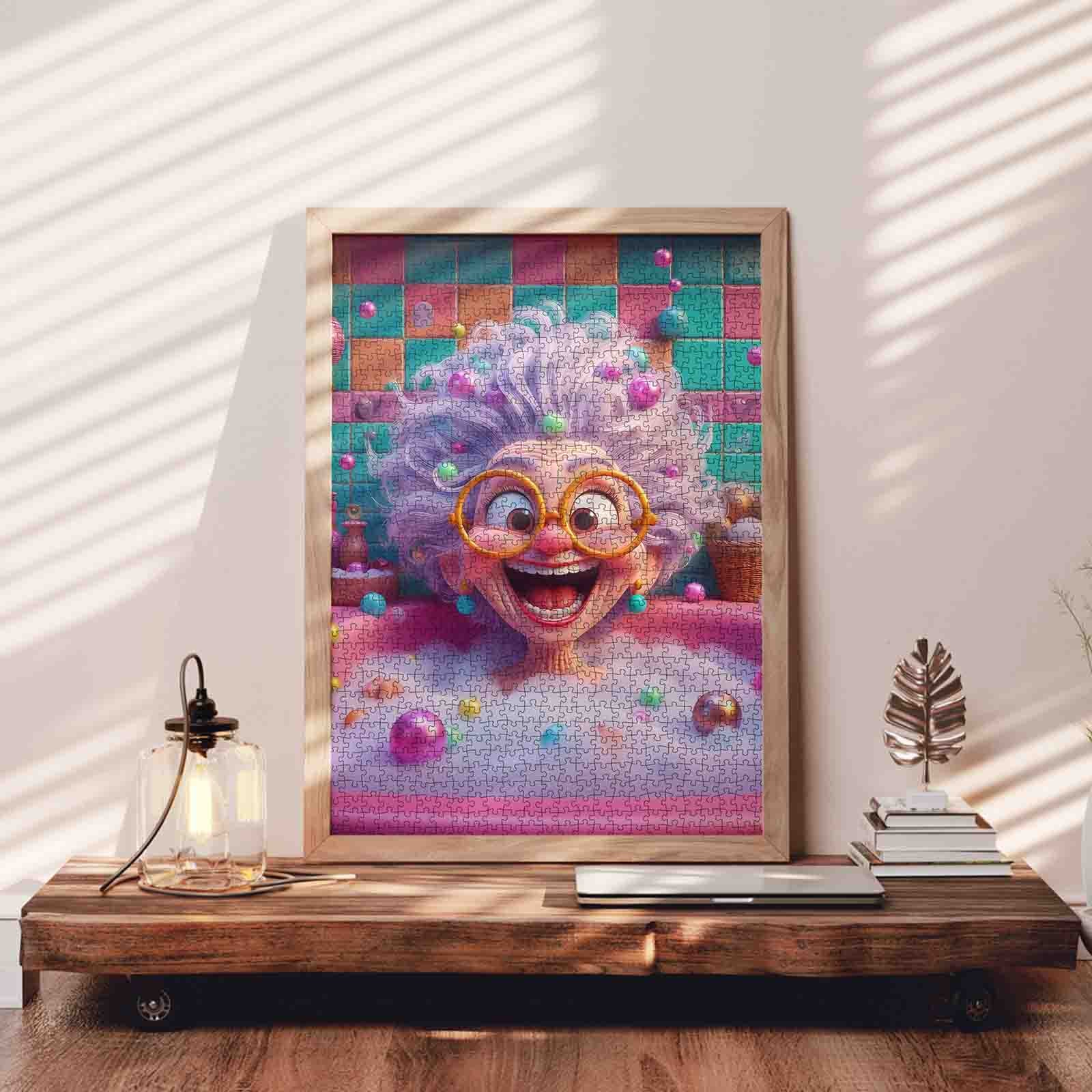 tucocoo-playful-bubble-bath-granny-puzzle-1000-teile-oma image 3