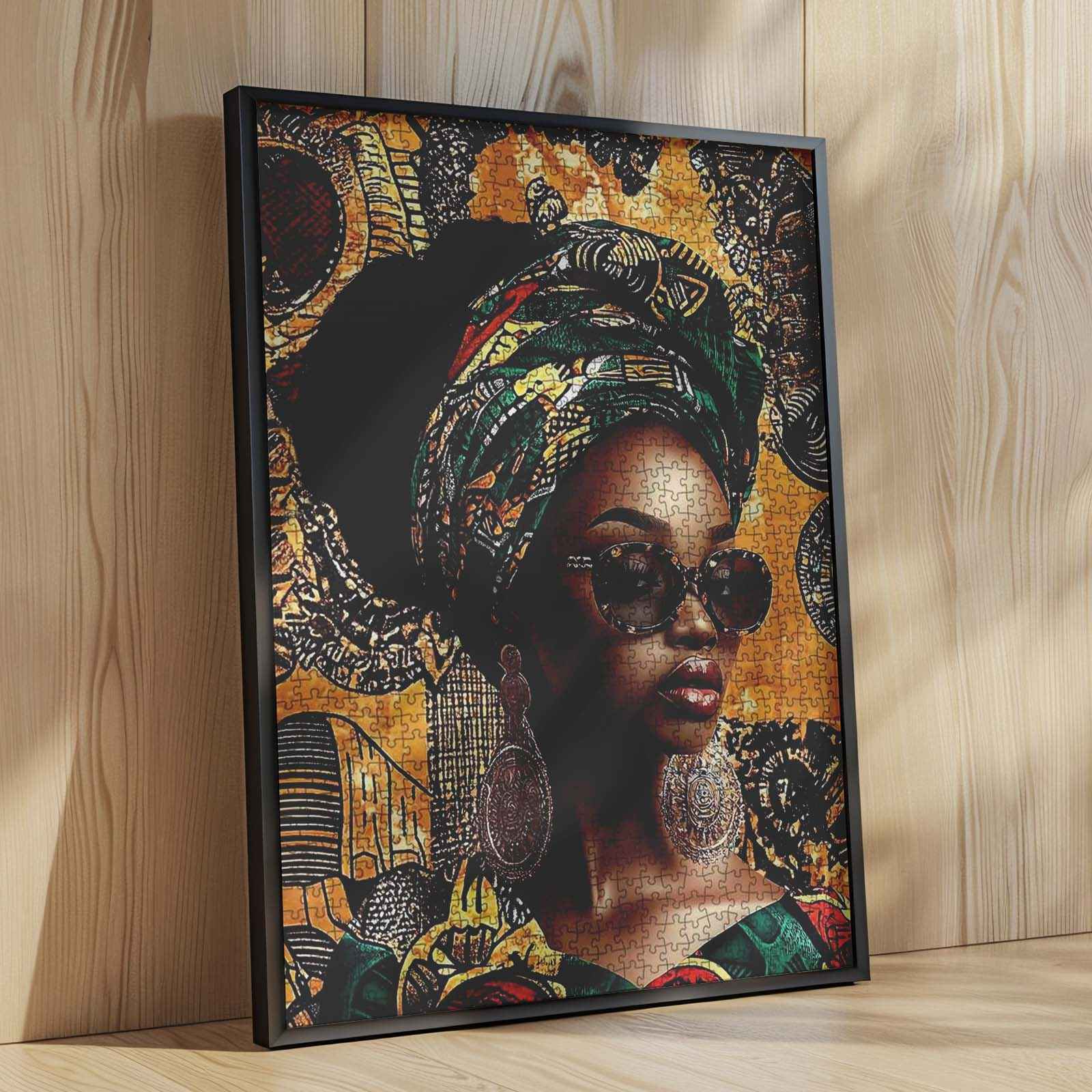 tucocoo-african-elegance-portrait-puzzle-1000-teile-portrait-frau image 4