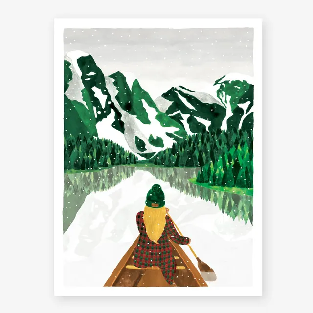 all-the-ways-to-say-winter-lac-poster-winterlandschaft-aquarell image 1