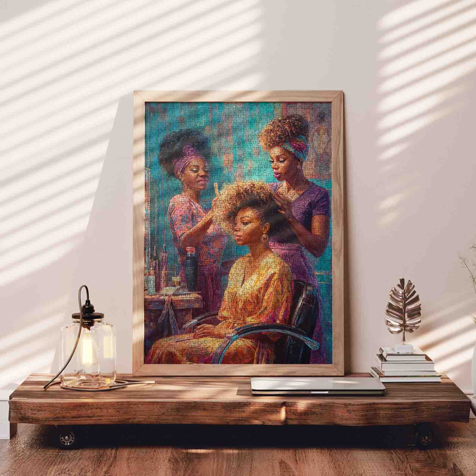 tucocoo-hair-salon-puzzle-1000-teile-frauen-portrait image 3