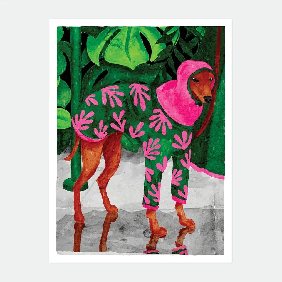 all-the-ways-to-say-rainy-dog-poster-m-29-7x39-7-cm-dackel image 1