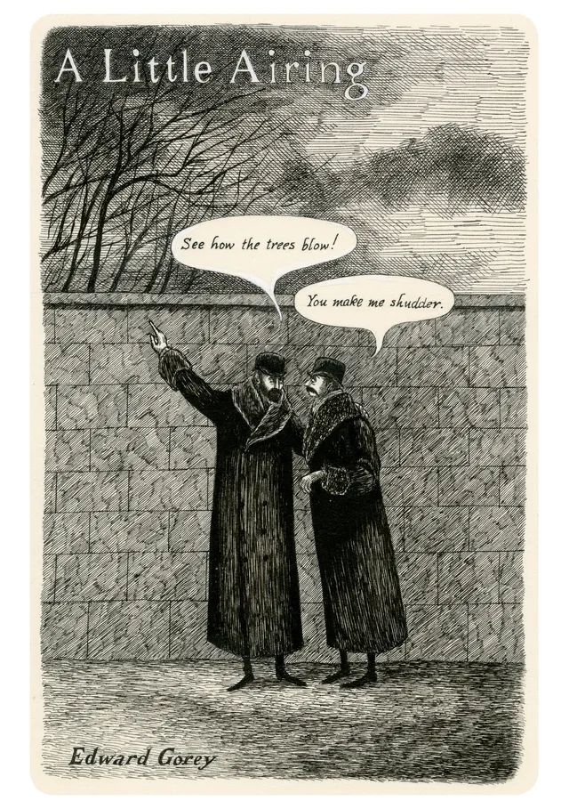 pomegranate-blank-notecards-edward-gorey-blankokarte-humor image 1