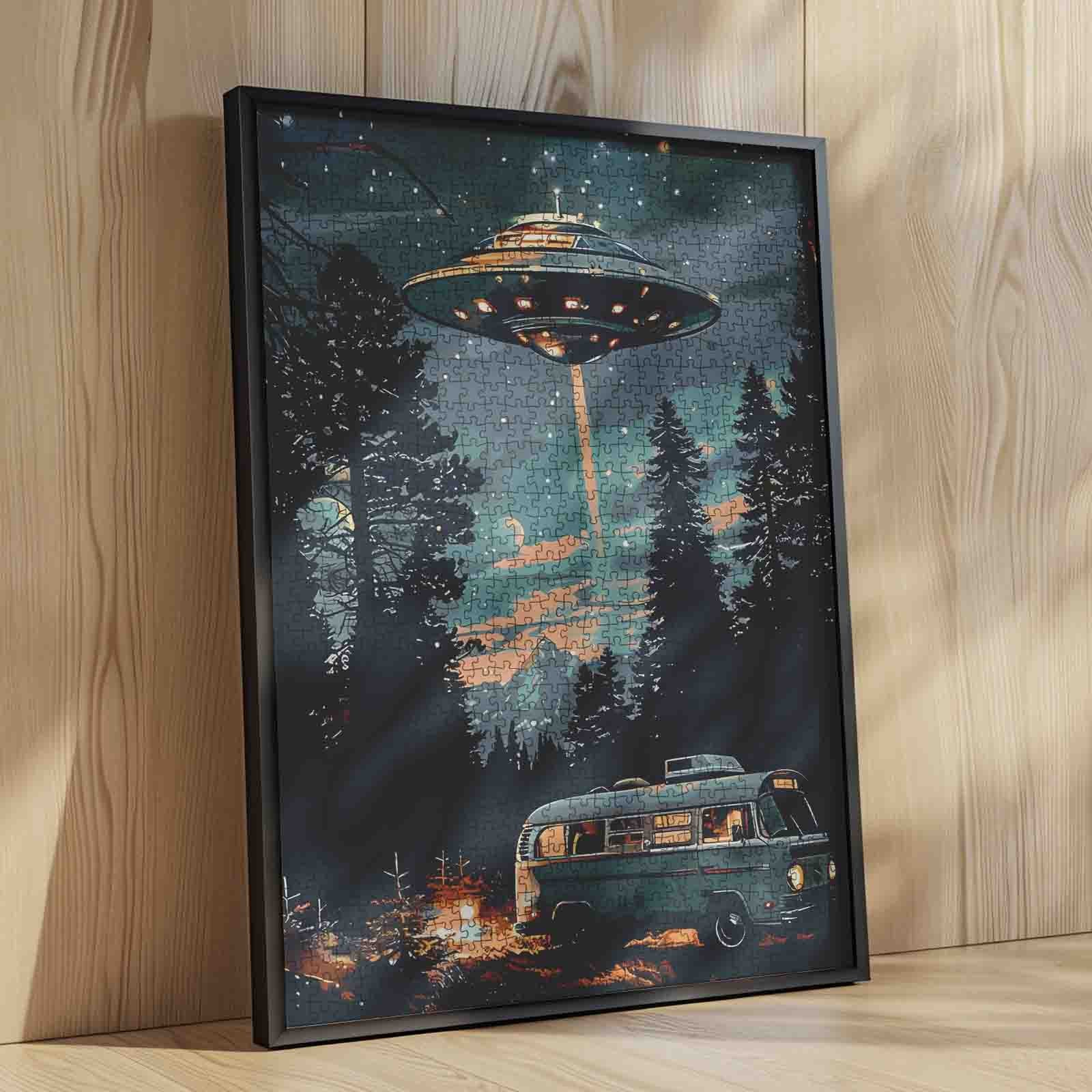 tucocoo-ufo-night-encounter-forest-camper-puzzle-1000-teile image 4