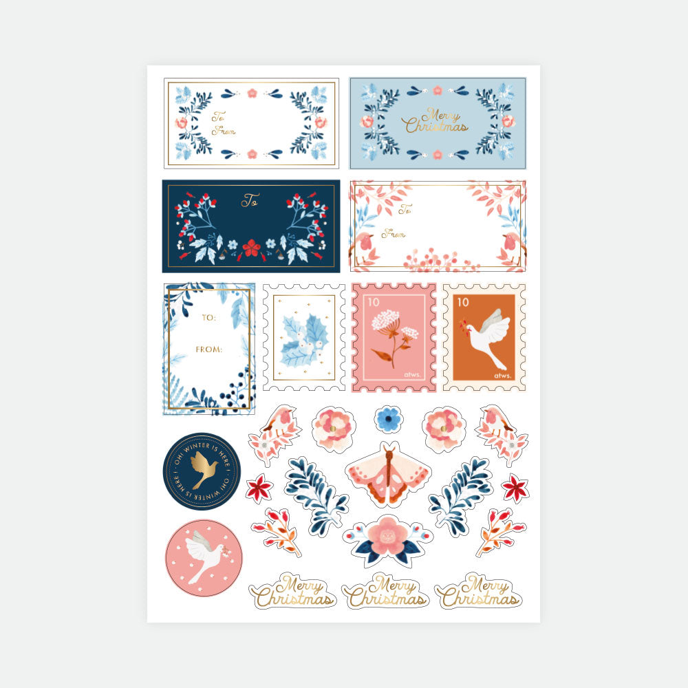 all-the-ways-to-say-white-winter-sticker-3-bogen-110-stk image 3