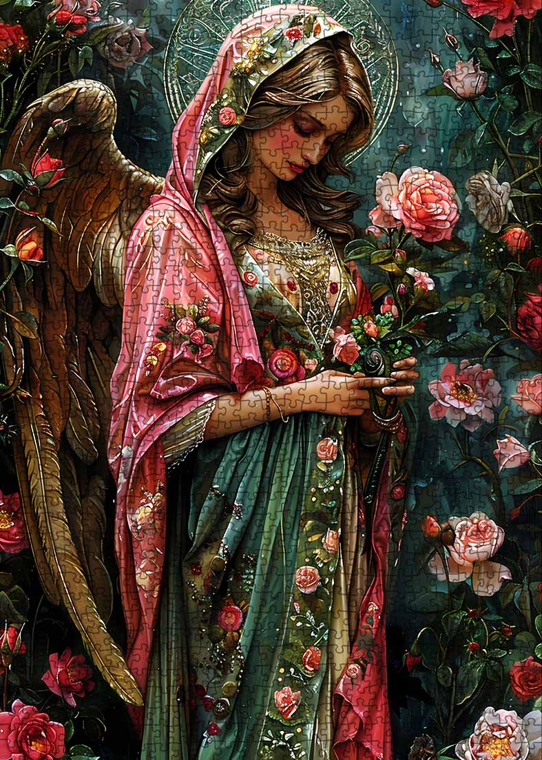 tucocoo-angel-in-bloom-puzzle-1000-teile-engel image 2