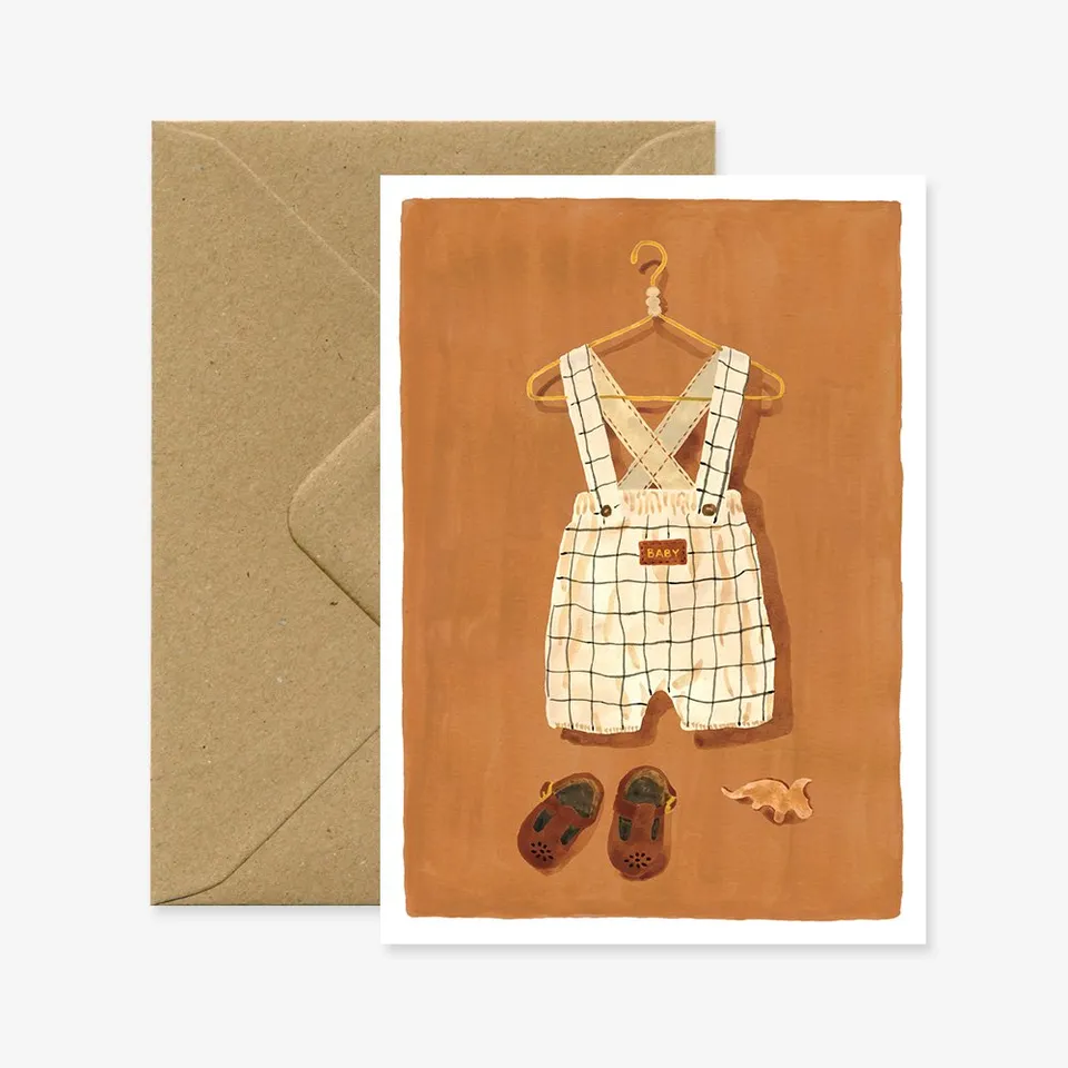 all-the-ways-to-say-overall-cream-baby-gru-karte-a6-zart image 1