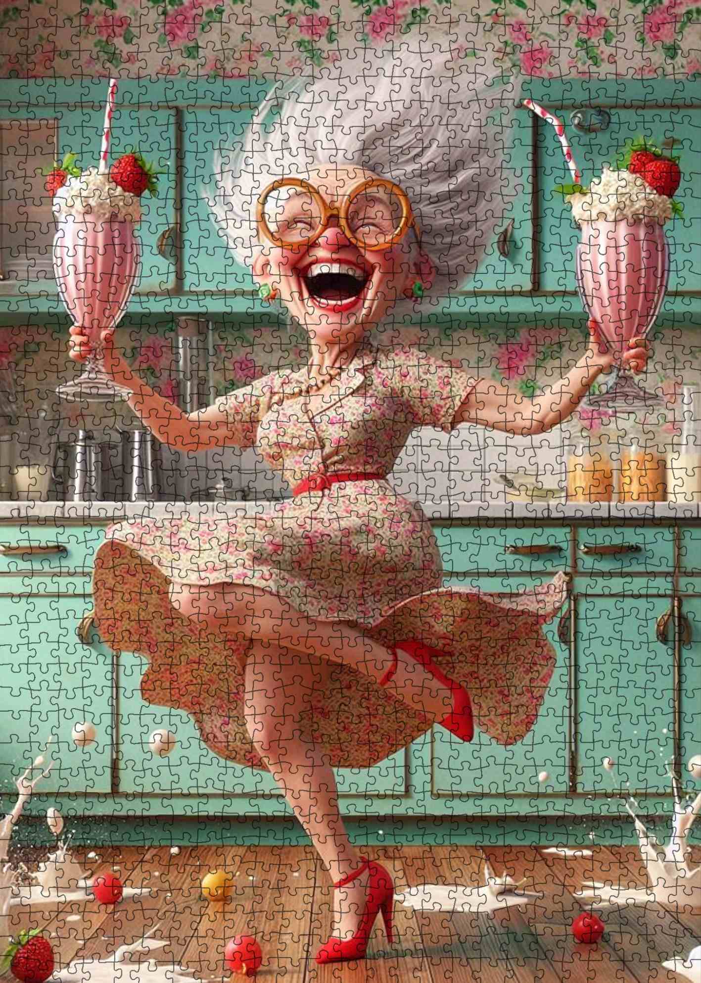 tucocoo-joyful-grandma-kitchen-dance-puzzle-1000-teile-k-che image 2