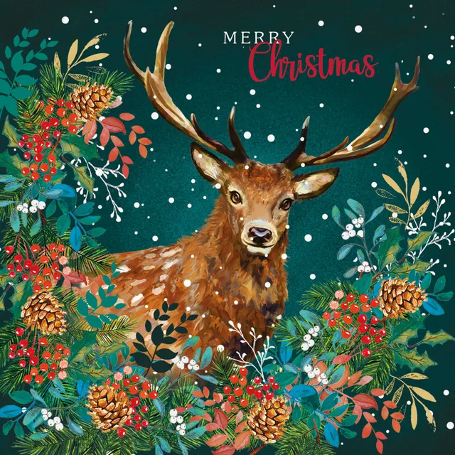otter-house-christmas-weihnachtskarten-handsome-stag-charity image 1