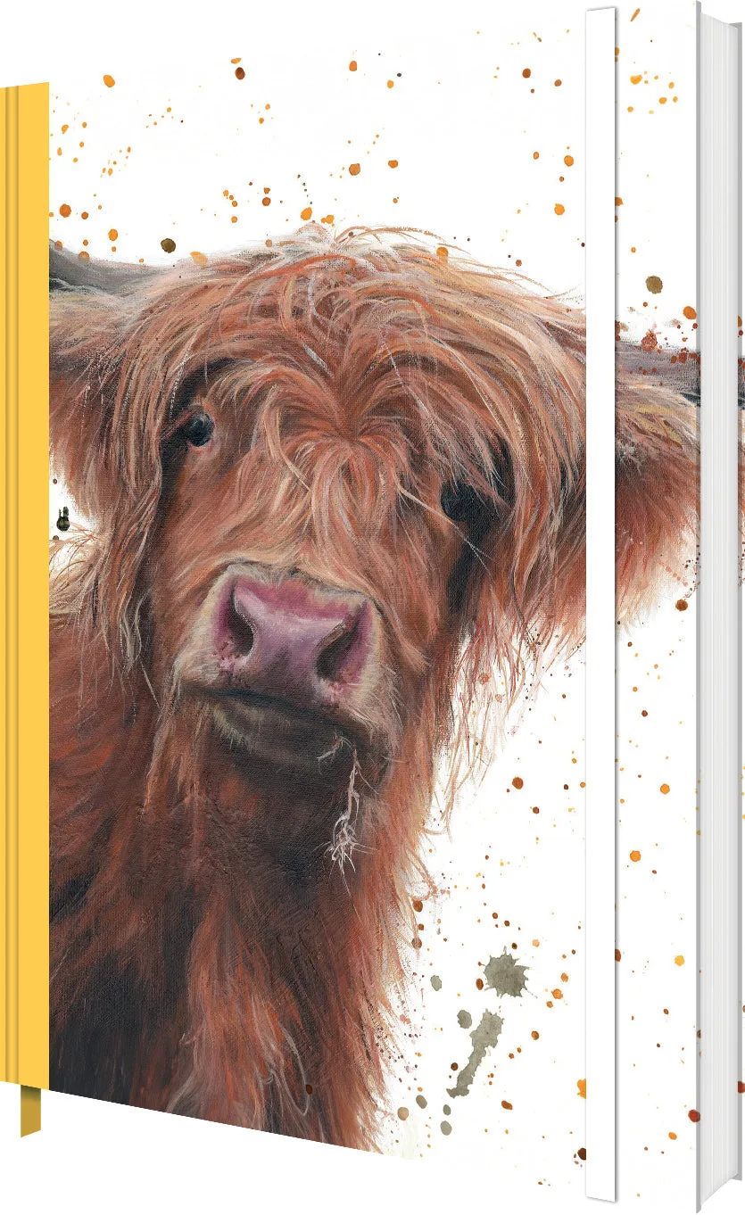 otter-house-bree-merryn-highland-cow-a5-notizbuch-175-seiten image 1