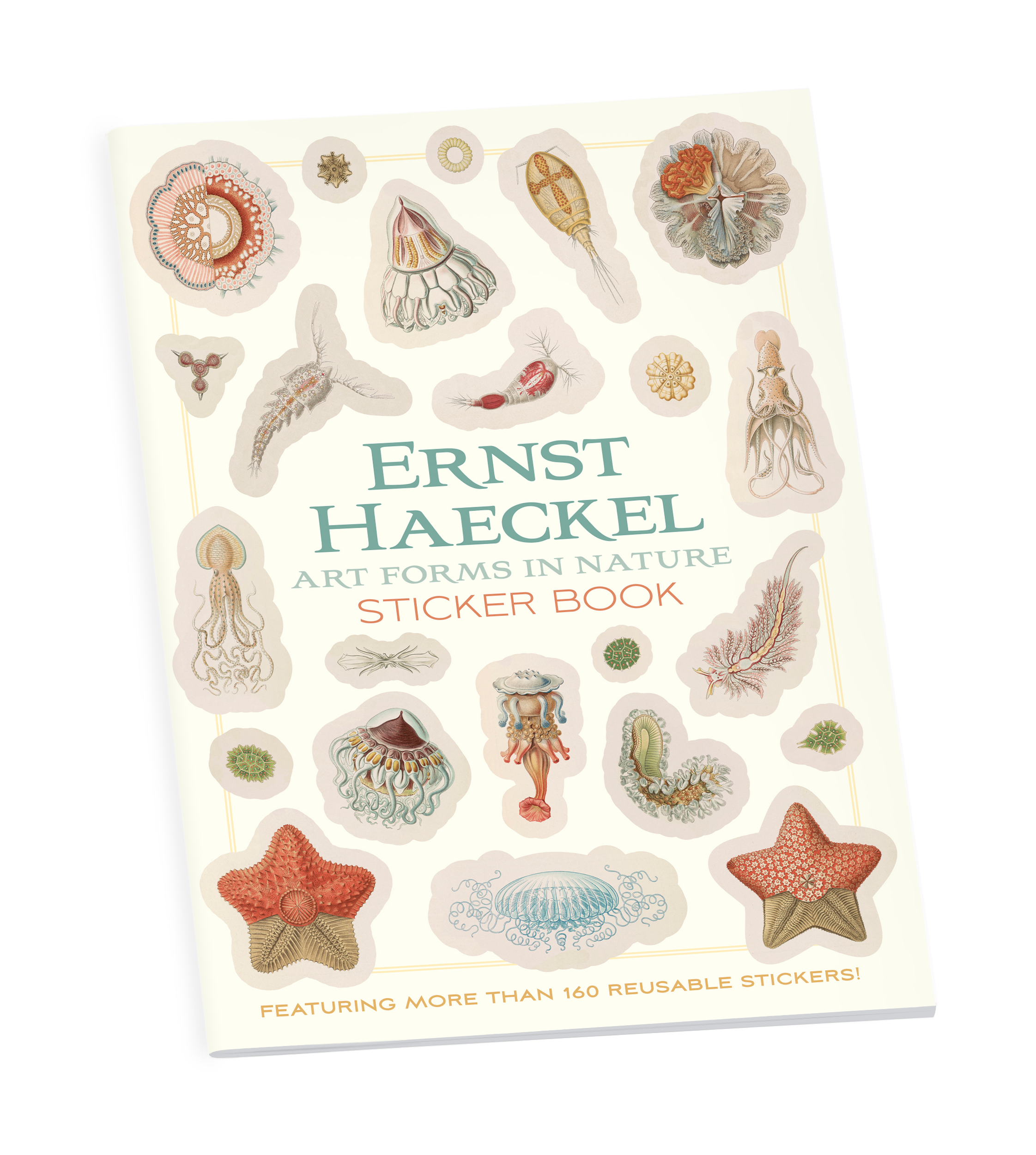pomegranate-ernst-haeckel-stickerbuch-kunstformen-der-natur-tiere image 1