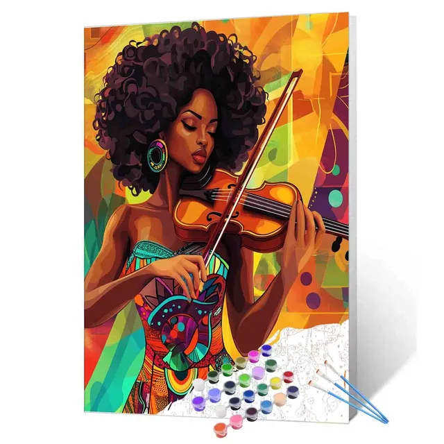 tucocoo-colorful-violinist-malen-nach-zahlen-40x50-geigerin image 1