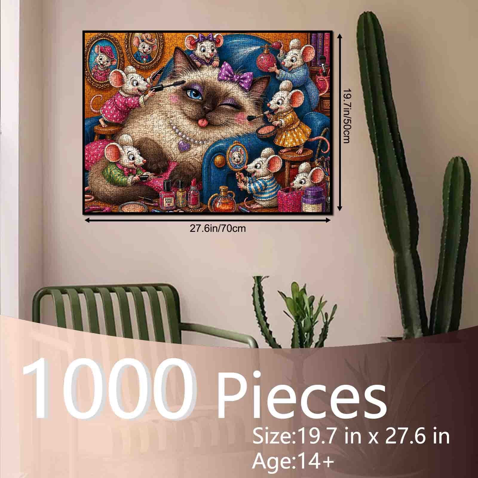 tucocoo-jigsaw-mice-glam-squad-puzzle-1000-teile-katze image 5