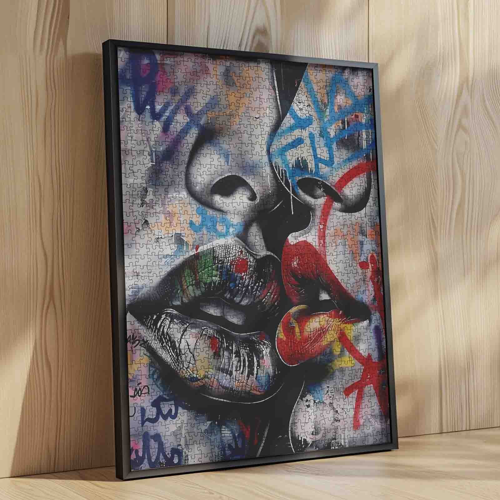 tucocoo-urban-passion-graffiti-kiss-puzzle-1000-teile image 4